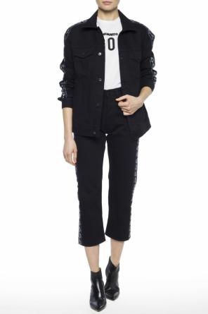 T-shirt typu 'oversize' z wyszytym logo, zdjęcie 2 T-shirt typu 'oversize' z wyszytym logo od Dsquared2